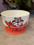 画像1: Kelloggs Cereal Tony the Tiger plastic bowl  /　ケロッグ　シリアル　トニーザタイガー　プラスチック製ボウル　1981年 (1)