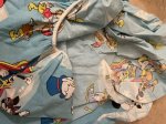 画像4: Disney Mickey Mouse Box sheet & Pillowcase Set / ディズニーのミッキーマウス　ディズニーランド柄　ボックスシーツとピローケース　セット1971年 (4)