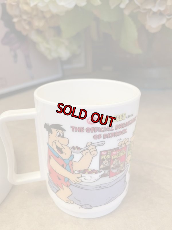 画像4: Hanna Barbera Flintstones Cereal  Mug &  bowl ,Spoon set of 3　/フリントストーンのPost シリアルマグ、ボウルとスプーン点セット (4)