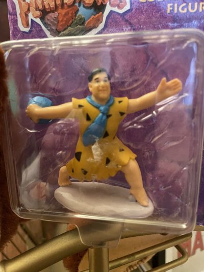 画像1: Hanna Barbera Flintstones  Fred Bowling Mattel Plastic Doll /フリントストーン フレッド　ボーリング　マテル社　ブリスター入りドール
