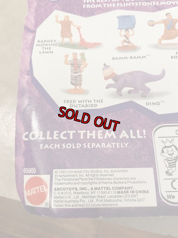 画像5: Hanna Barbera Flintstones  Fred Bowling Mattel Plastic Doll /フリントストーン フレッド　ボーリング　マテル社　ブリスター入りドール (5)