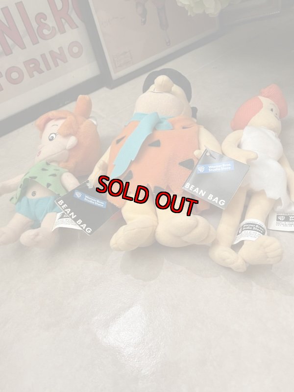 画像8: Hanna Barbera Flintstones Bean Dolls  set of 6 / フリントストーン　ビーンドール　タグ付き　6個セット　1999年1999年 (8)