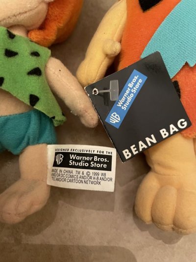 画像3: Hanna Barbera Flintstones Bean Dolls set of 6 / フリントストーン ビーンドール タグ付き 6個セット 1999年1999年