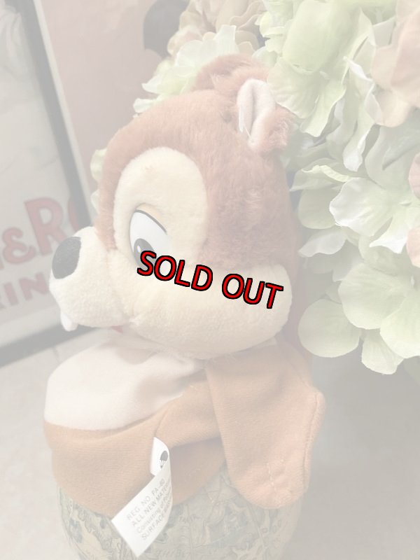 画像2: Disney Chip‘n Dale Mattel Plush Hand Puppet 1993 / ディズニー　チップとデール　ハンド　パペット　ぬいぐるみ (2)