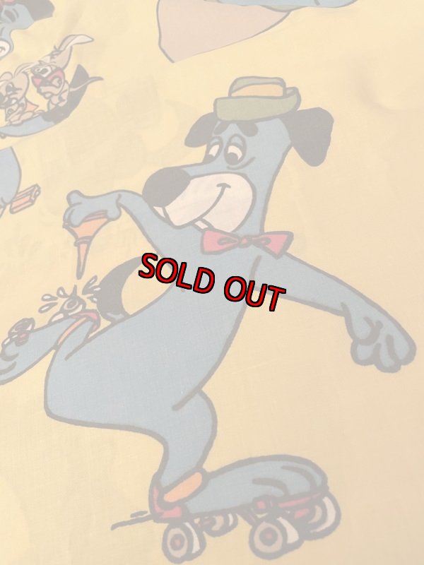 画像3: Hanna Barbera Huckleberry Hound   Box Sheet Yellow / ハンナバーベラ ハックルベリーハウンド ボックスシーツ (3)