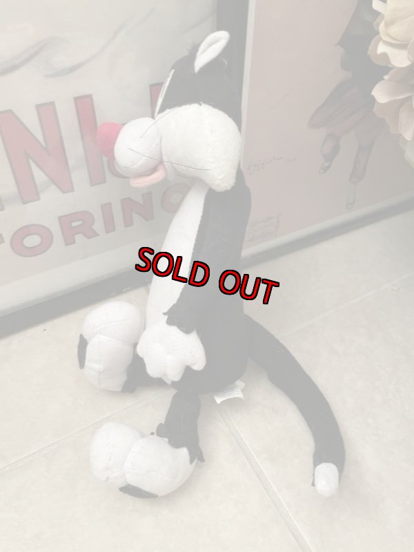画像2: Looney Tunes  Sylvester Plush Doll /ルーニーチューンズ シルベスター ぬいぐるみ 1994年 (2)