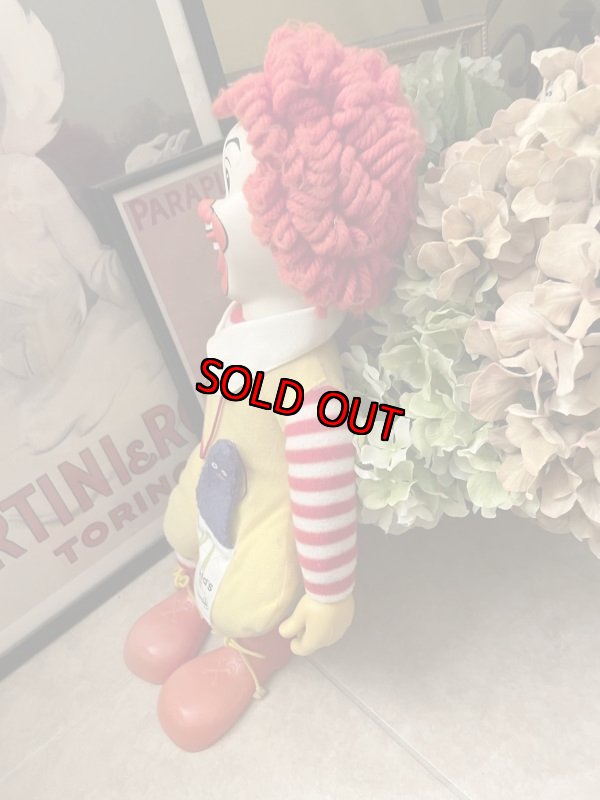 画像2: McDonald’s  Ronald Doll / マクドナルドのロナルドドール　70年代 (2)