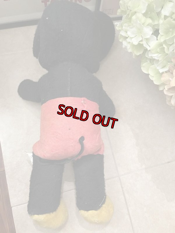 画像6: Disney Mickey Mouse  Large Stuffed Doll / ディズニー　ミッキーマウスの大きめぬいぐるみ　70‘s (6)