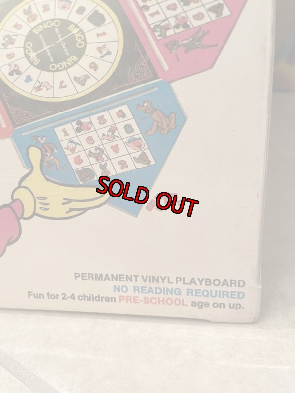 画像2: Disney Mickey Mouse Bingo Playpack Box Game /  ディズニーのミッキーマウス　ビンゴゲーム　1969年 (2)