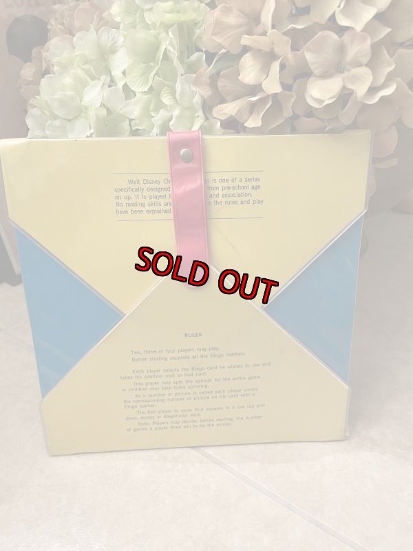 画像4: Disney Mickey Mouse Bingo Playpack Box Game /  ディズニーのミッキーマウス　ビンゴゲーム　1969年 (4)