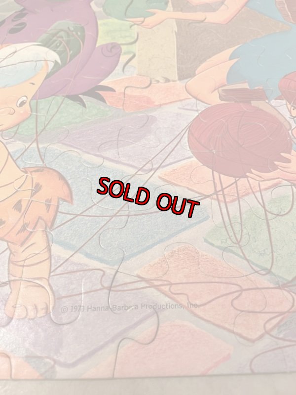 画像4: Hanna Barbera Flintstones puzzles  With Box  / フリントストーン　箱入りパズル　100ピース　1970年1973年 (4)