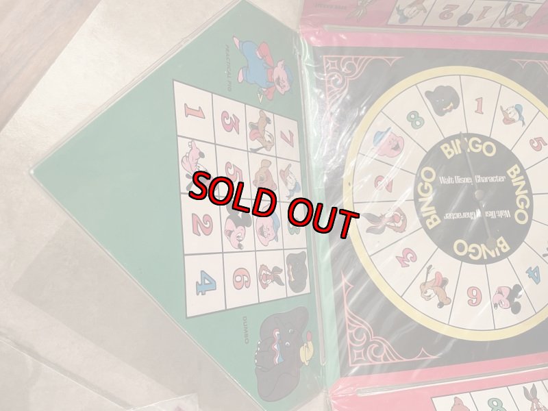 画像7: Disney Mickey Mouse Bingo Playpack Box Game /  ディズニーのミッキーマウス　ビンゴゲーム　1969年 (7)