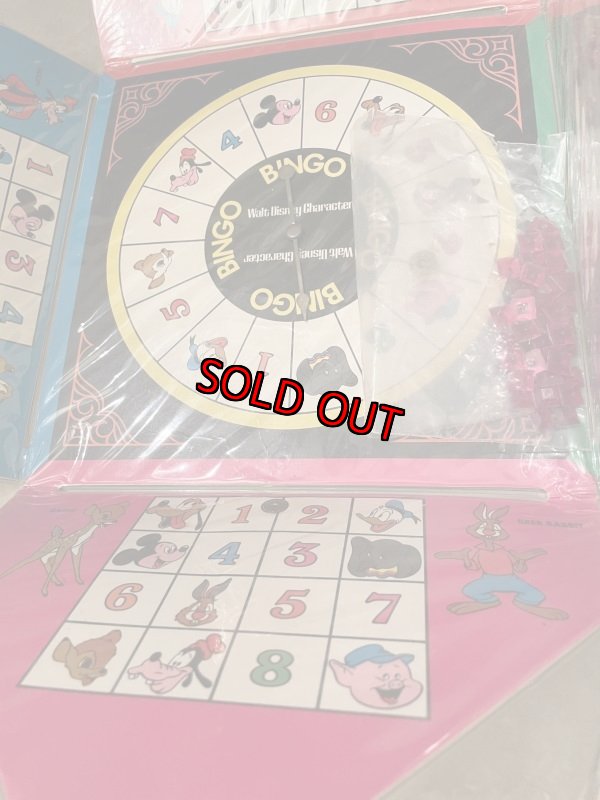 画像5: Disney Mickey Mouse Bingo Playpack Box Game /  ディズニーのミッキーマウス　ビンゴゲーム　1969年 (5)