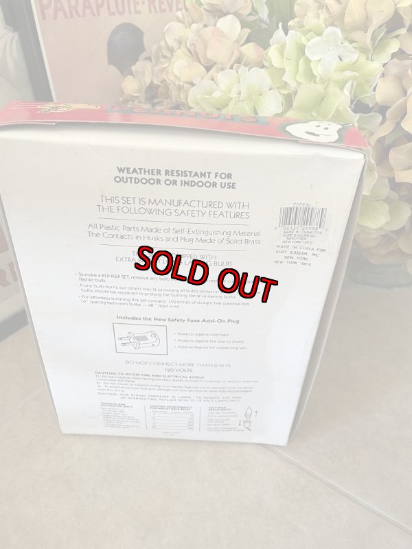 画像3: Peanuts Snoopy Ornament  10 Lights  with box (A) / ピーナッツ、スヌーピー クリスマス 箱入りオーナメント 10ライト (3)