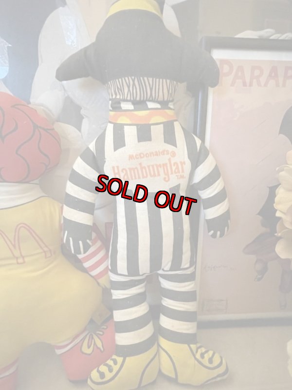 画像4: McDonald’s Hamberglar & Ronald 2 Pillow Dolls /  マクドナルドのハンバーグラー&ロナルド　ピロードール (4)