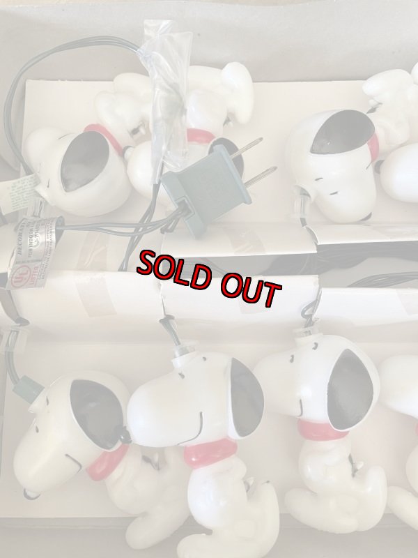 画像6: Peanuts Snoopy Ornament  10 Lights  with box (A) / ピーナッツ、スヌーピー クリスマス 箱入りオーナメント 10ライト (6)