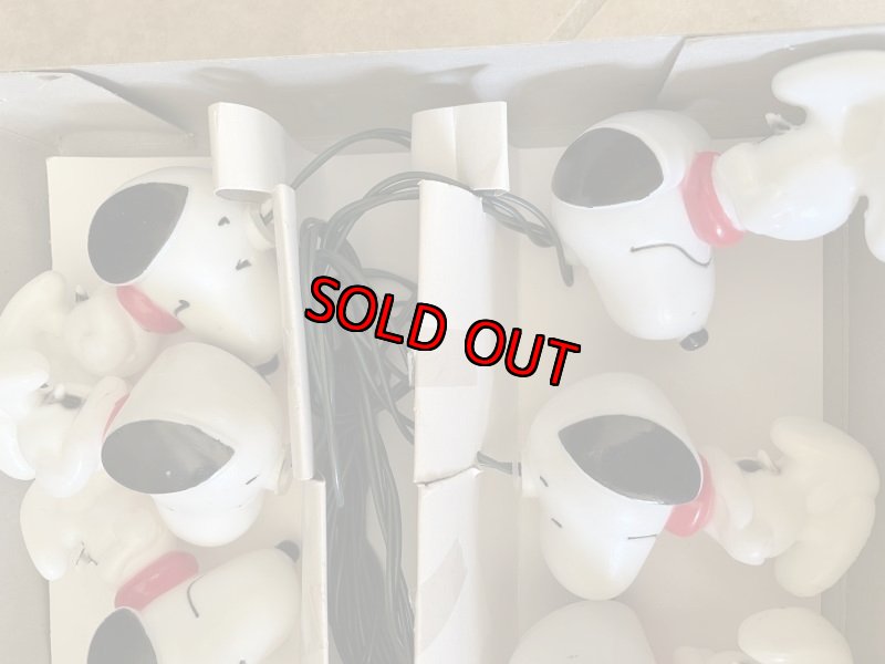 画像5: Peanuts Snoopy Ornament  10 Lights  with box (A) / ピーナッツ、スヌーピー クリスマス 箱入りオーナメント 10ライト (5)