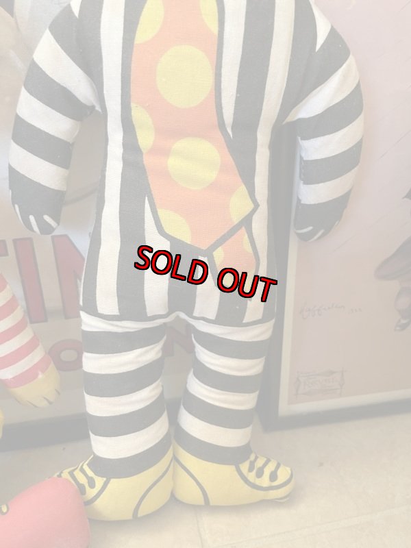 画像3: McDonald’s Hamberglar & Ronald 2 Pillow Dolls /  マクドナルドのハンバーグラー&ロナルド　ピロードール (3)
