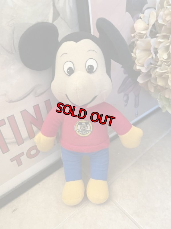 画像1: Disney Mickey Club Mouse Knickerbocker Plush Stuffed Doll /ディズニー ニッカーボッカー　ミッキーマウスクラブ　ドール　1976年 (1)
