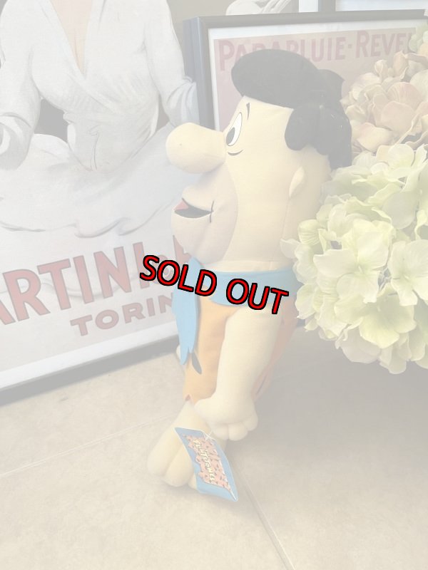 画像2: Hanna Barbera Flintstones Fred Plush Doll / フリントストーン　フレッド　タグ付き人形 (2)