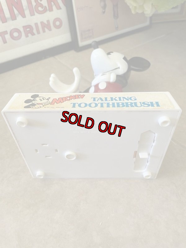 画像4: Disney Mickey Mouse Talking  Toothbrush 70‘s  / ディズニー　ミッキー マウス　トーキングブラシ　 (4)