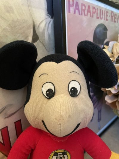 画像1: Disney Mickey Club Mouse Knickerbocker Plush Stuffed Doll /ディズニー ニッカーボッカー　ミッキーマウスクラブ　ドール　1976年