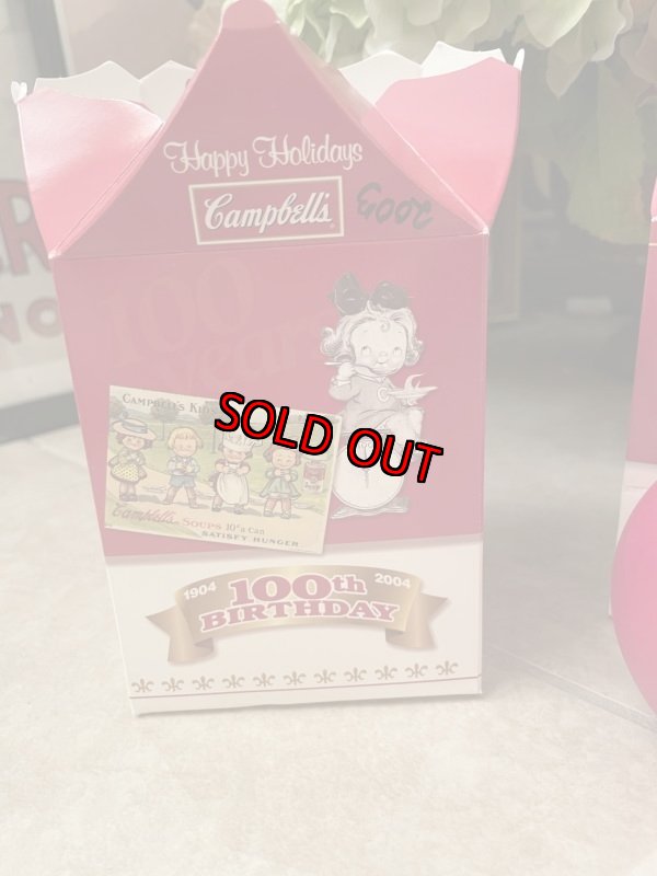 画像8: Campbell’s Christmas 2  Ornament  with box / キャンベル クリスマス 箱入りオーナメント　赤と白2個セット(B) 1983 & 2003 (8)