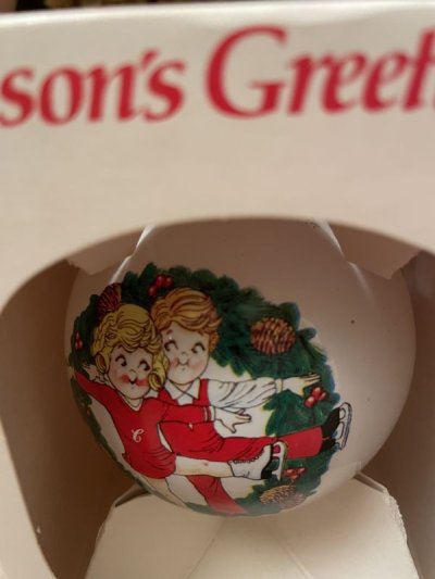 画像1: Campbell’s Christmas 2  Ornament  with box / キャンベル クリスマス 箱入りオーナメント　赤と白2個セット(B) 1983 & 2003