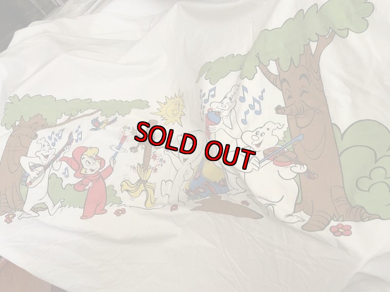 画像2: Casper The Friendly Ghost  flat sheet  /  レア！！キャスパー　フラットシーツ　 (2)