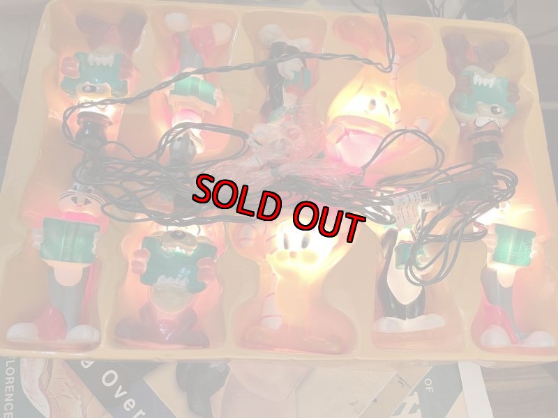 画像8: Loony Tunes Christmas 10 Lights with box (B) / ルーニーチューンズ 箱入りクリスマスライト 10個セット　1997年 (8)