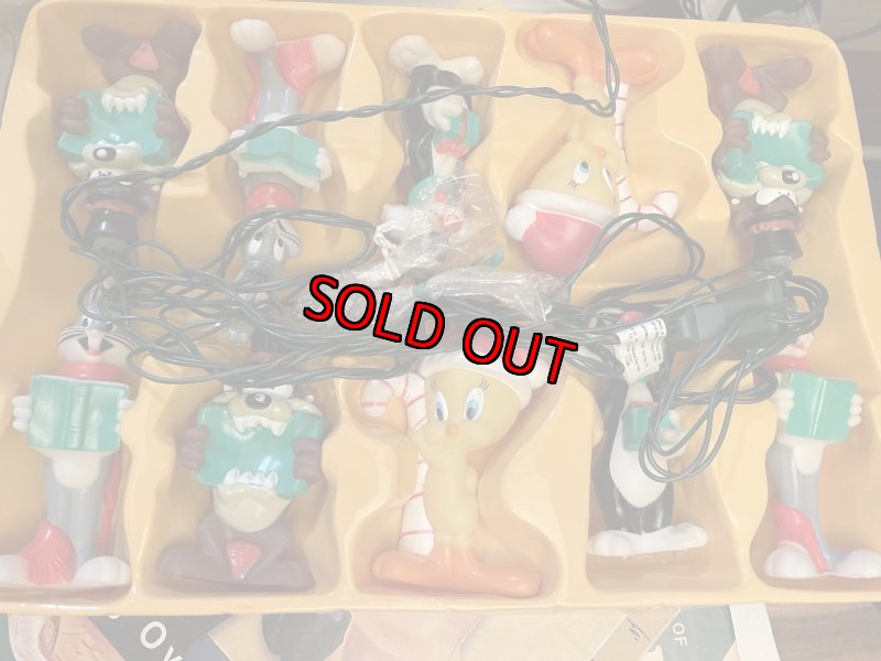 画像7: Loony Tunes Christmas 10 Lights with box (B) / ルーニーチューンズ 箱入りクリスマスライト 10個セット　1997年 (7)