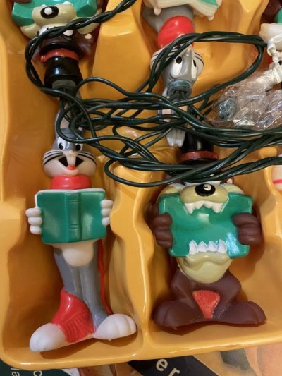 画像2: Loony Tunes Christmas 10 Lights with box (B) / ルーニーチューンズ 箱入りクリスマスライト 10個セット　1997年