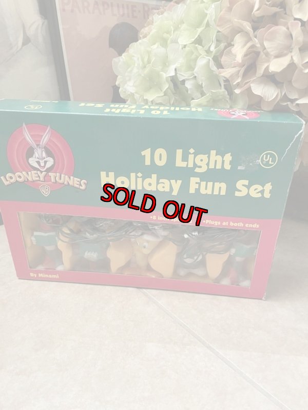 画像3: Loony Tunes Christmas 10 Lights with box (B) / ルーニーチューンズ 箱入りクリスマスライト 10個セット　1997年 (3)