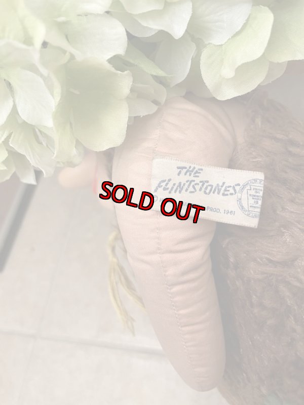 画像9:  Hanna Barbera Flintstones knickerbockers Barney Face Rubber Doll  1960 / フリントストーン　ニッカーボッカー　フェイスラバー　バーニー　ドール (9)