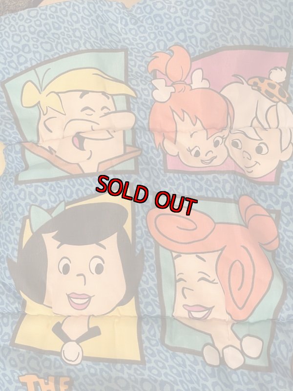 画像4: Hanna barbera Flintstones Sleeping Bag Blanket / ハンナバーベラのフリントストーンズ、のスリーピングバッグ、ブランケット (4)