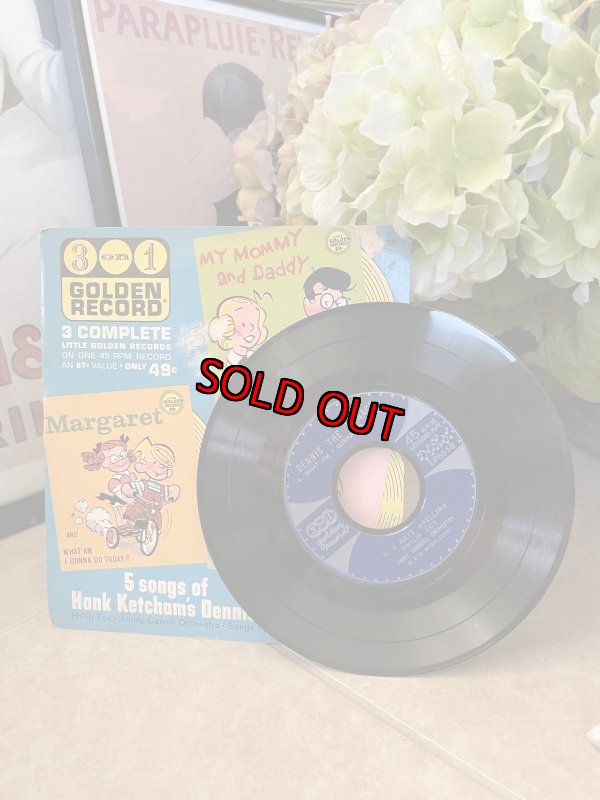 画像3: Dairy Queen Dennis The Menace 5 Songs  Single Record 1961 /ディリークィーン　わんぱくデニス　5ソング(青)　シングルレコード (3)