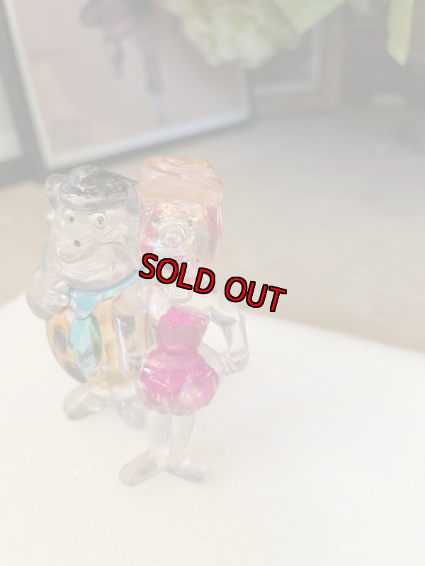 画像4: Hanna Barbera Flintstones Inperial Mini Figure set of 8/ フリントストーン インペリアルフィギュア 8個セット 1976年 (4)