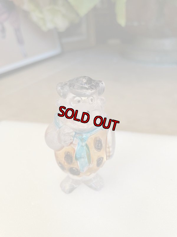 画像2: Hanna Barbera Flintstones Inperial Mini Figure set of 8/ フリントストーン インペリアルフィギュア 8個セット 1976年 (2)