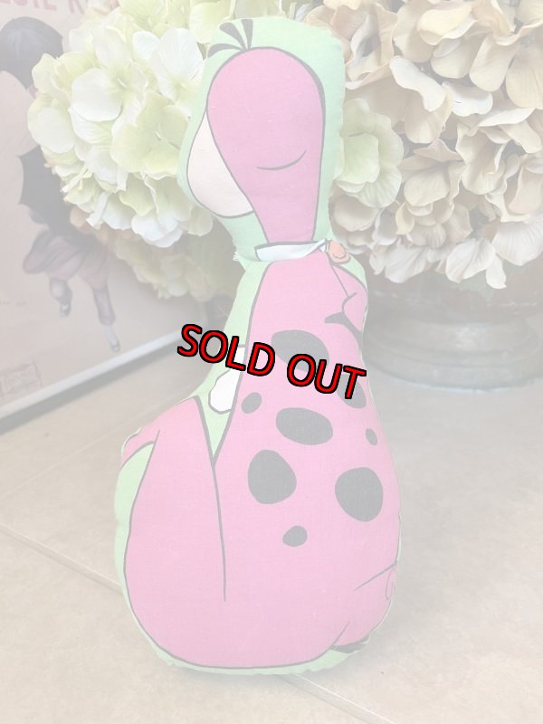 画像3: Hanna 　Barbera Flintstones Dino Fabric Pillow Doll / フリントストーン　ディノ　ピロードール (3)