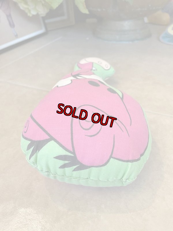 画像5: Hanna 　Barbera Flintstones Dino Fabric Pillow Doll / フリントストーン　ディノ　ピロードール (5)