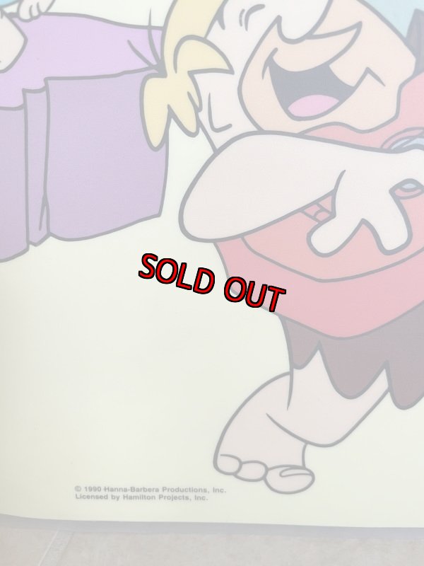 画像5: Hanna Barbera Flintstones place mat Music 1990 / フリントストーンズ、プレイスマット　ミュージック (5)