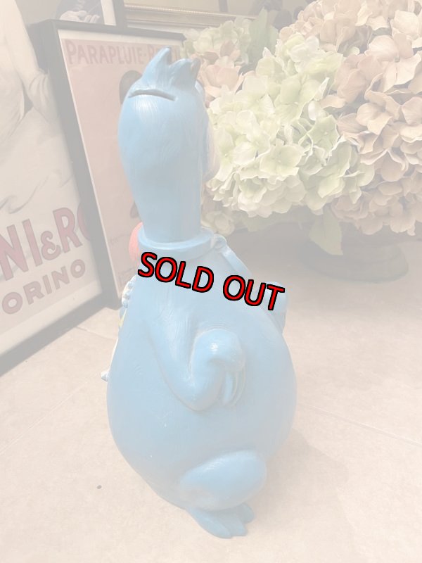 画像4: Hanna Barbera Flintstones Blue Dino & Pebbles Coin Bank Doll / フリントストーン ディノとペブルスの貯金箱　70年代 (4)