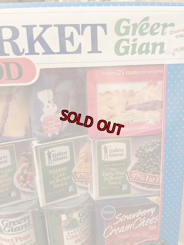 画像3: Pillsbury Dough Boy & little sprout play Food Supermarket with box 1994 /  ピルズベリー　ドゥボーイ&リトルスプラウト　箱入りプレイトイセット (3)