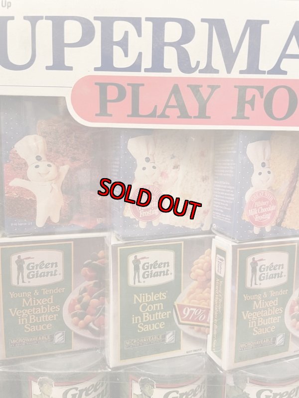 画像5: Pillsbury Dough Boy & little sprout play Food Supermarket with box 1994 /  ピルズベリー　ドゥボーイ&リトルスプラウト　箱入りプレイトイセット (5)