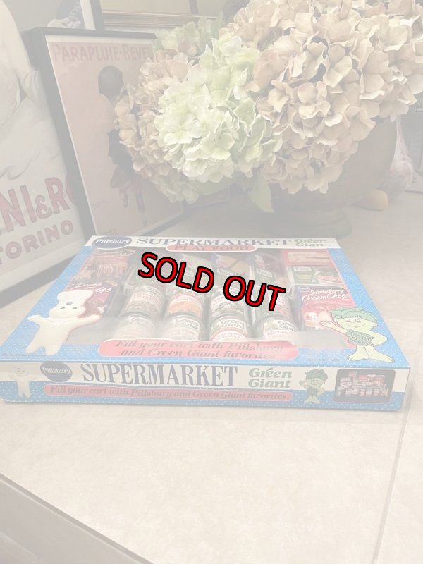 画像8: Pillsbury Dough Boy & little sprout play Food Supermarket with box 1994 /  ピルズベリー　ドゥボーイ&リトルスプラウト　箱入りプレイトイセット (8)