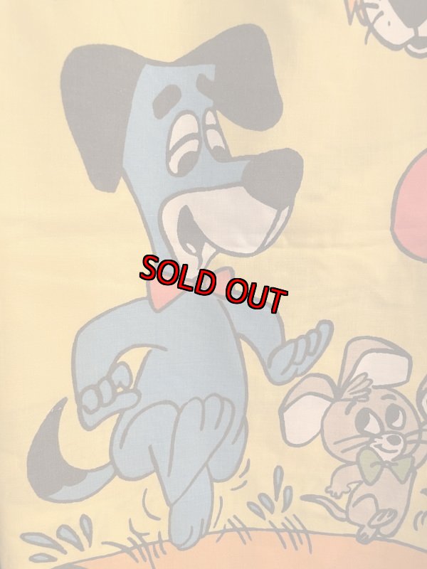 画像2: Hanna Barbera Huckleberry Hound   Box Sheet Yellow / ハンナバーベラ ハックルベリーハウンド ボックスシーツ (2)