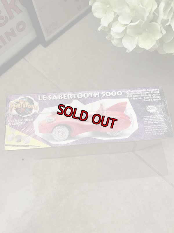 画像4: Hanna Barbera Flintstones Plastic Car  Model / フリントストーン　箱入りプラモデル　ドイツ製　1993年 (4)