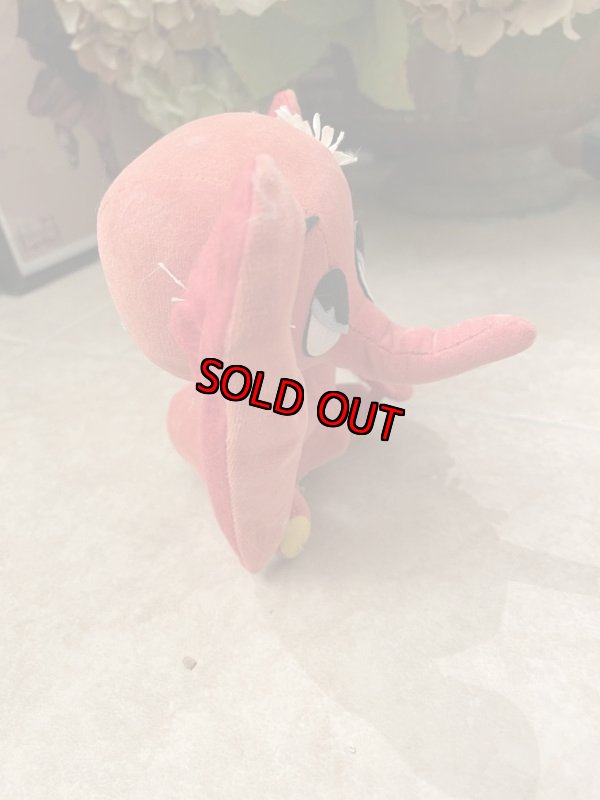 画像4: KAMAR Red Elephant Plush Doll / レッドエレファント、赤い象のぬいぐるみ　1967年 (4)