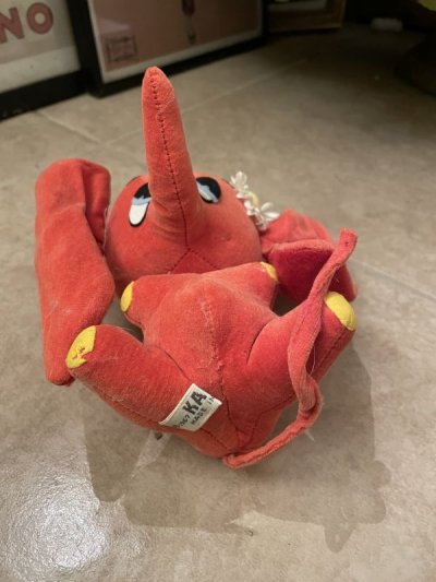 画像3: KAMAR Red Elephant Plush Doll / レッドエレファント、赤い象のぬいぐるみ　1967年