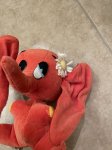 画像7: KAMAR Red Elephant Plush Doll / レッドエレファント、赤い象のぬいぐるみ　1967年 (7)